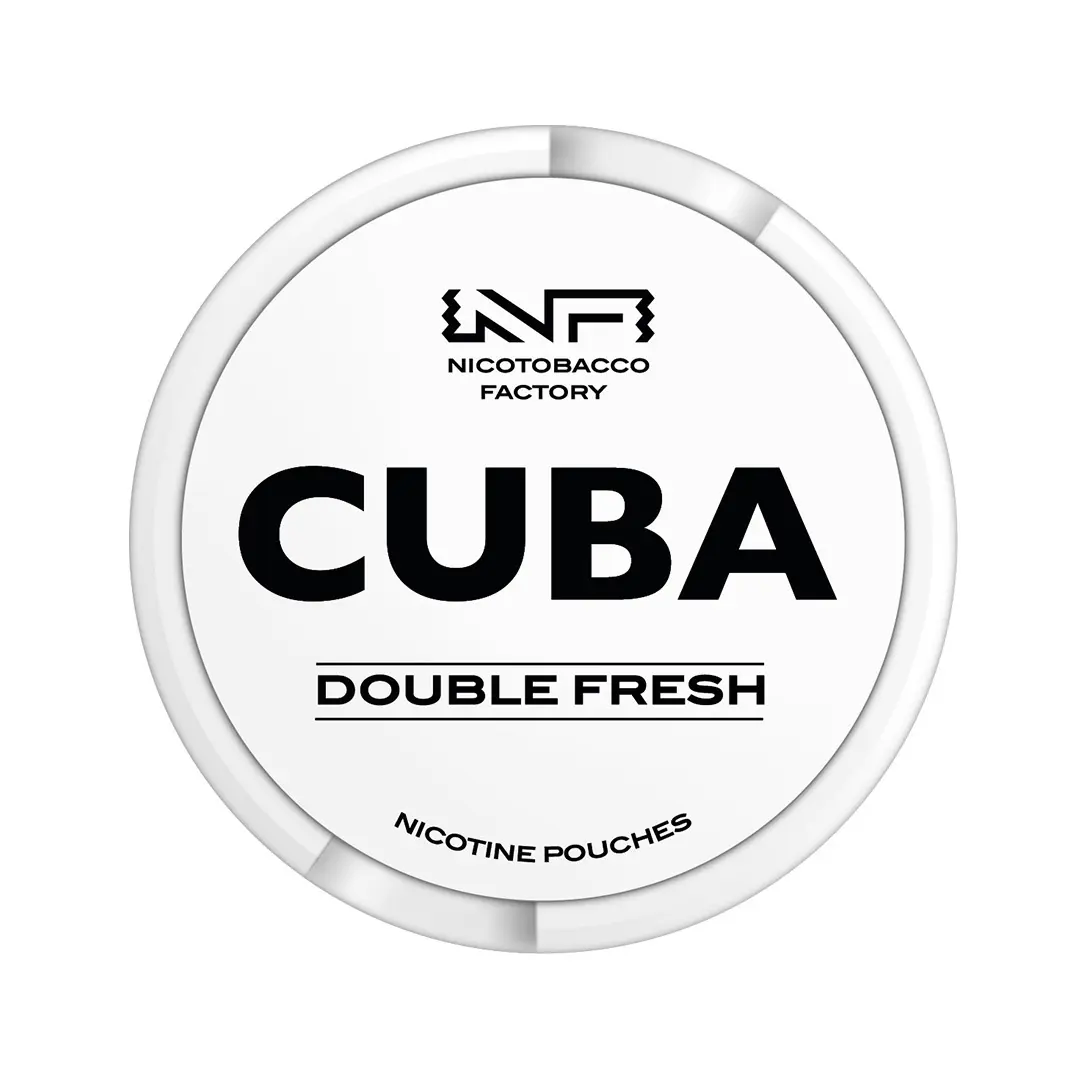 Double Fresh Nicotine Pouches by Cuba White 16mg